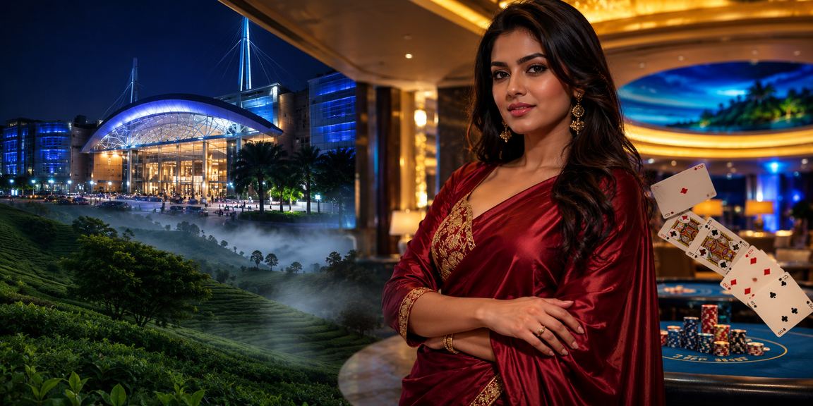 ঢাকায় চা বাগানের পরিবেশে স্মার্টফোনে বেটিং কৌশল নিয়ে ভাবছেন একজন বেটার